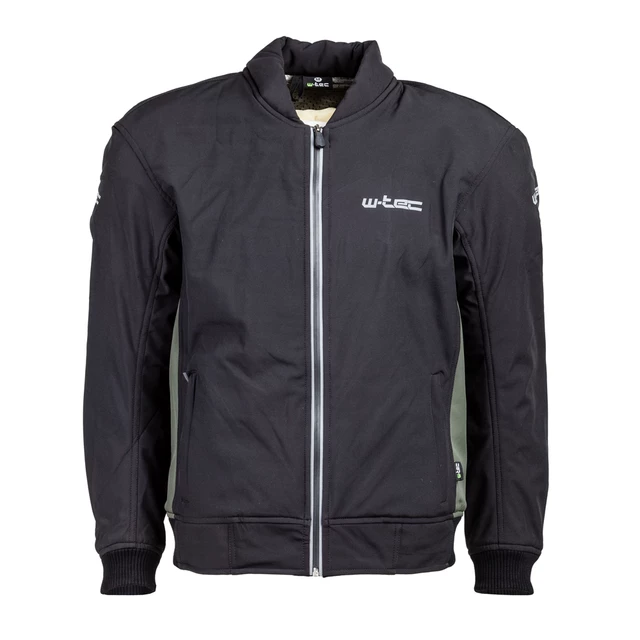 Pánská softshell moto bunda W-TEC Langon - černo-modrá, S