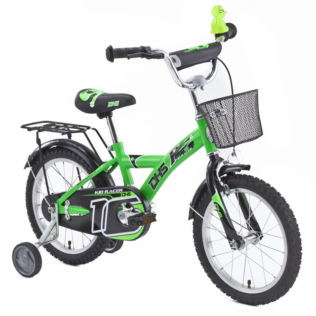 Gyermekkerékpár DHS Kid Race 1601 16 "- 2013 modell - zöld