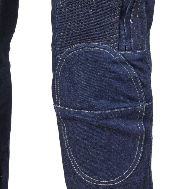Spodnie motocyklowe damskie jeansowe W-TEC NF-2990 - Ciemny niebieski