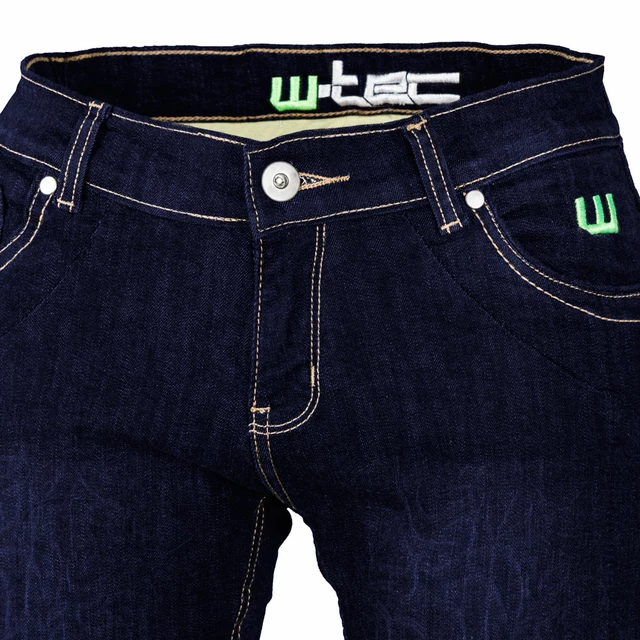 Dámske moto jeansy W-TEC C-2011 modré - modrá