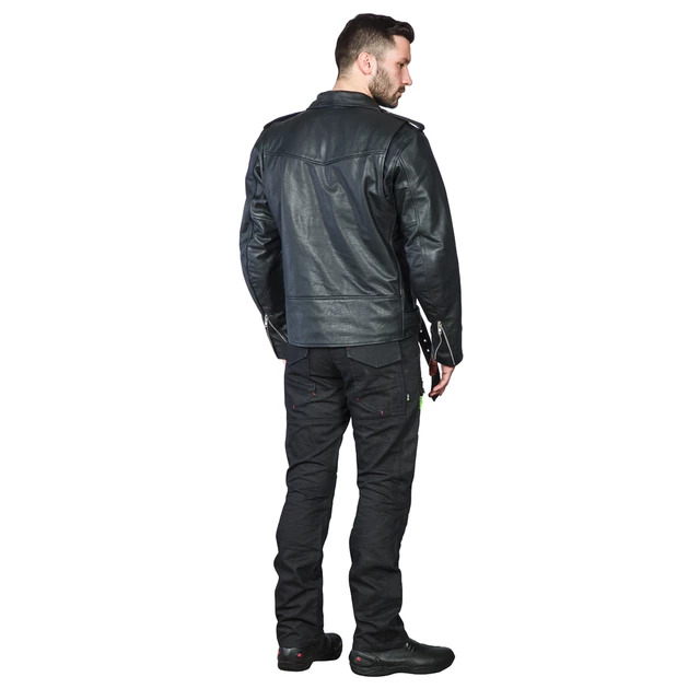 Men’s Leather Moto Jacket W-TEC NF-1127