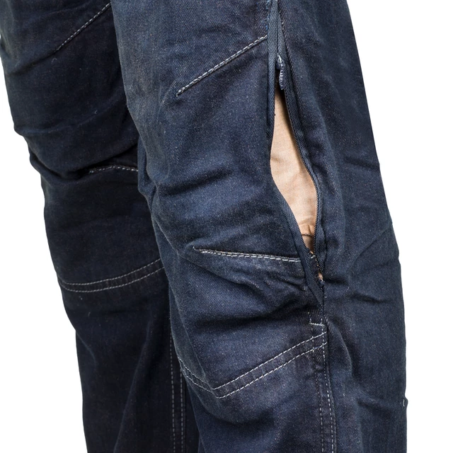 Męskie jeansowe spodnie motocyklowe W-TEC Pawted z membraną wodoodporną