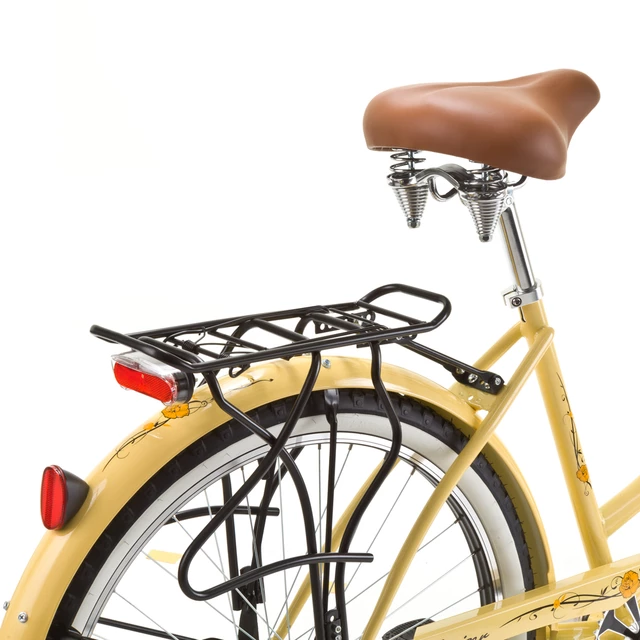 Dámsky mestský bicykel DHS Cruiser 2602 - model 2014 - krémovo žltá