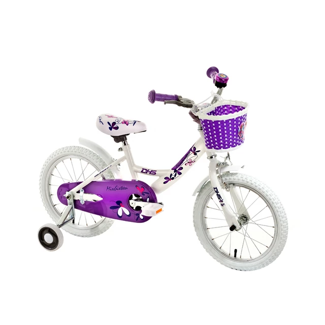 Detský bicykel DHS Miss Sixteen 1604 16" - model 2015 - červená