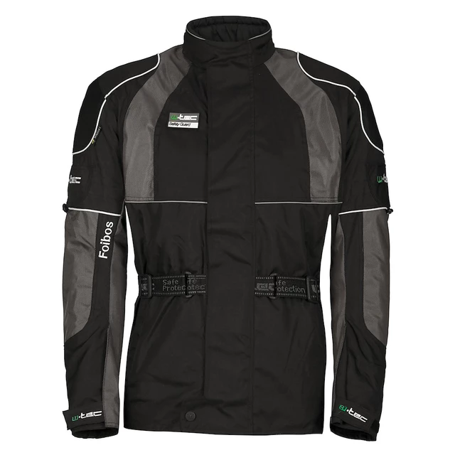 Moto jacket W-TEC FOIBOS TWG-102 - Black-Grey