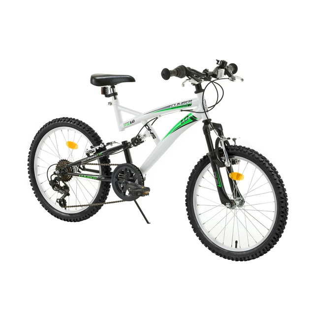 Celoodpružený detský bicykel DHS 2042 20" - model 2015 - biela