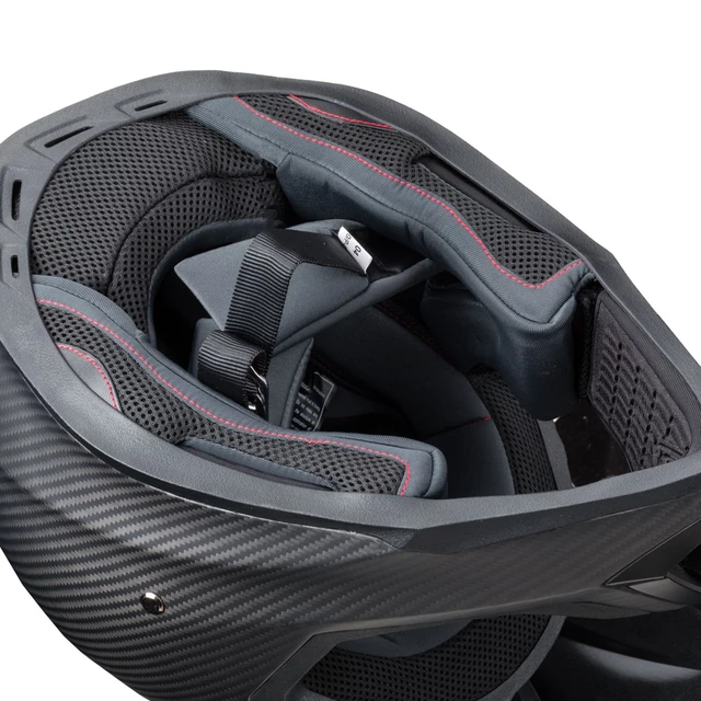 Motocross Helmet W-TEC Crosscomp - Carbon Matte