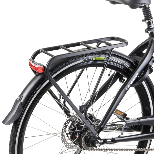 Városi elektromos kerékpár Devron 28427 28" 4.0 - fekete
