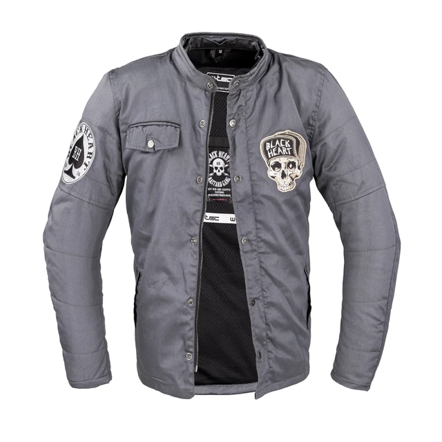 Férfi kabát W-TEC Black Heart Garage Built Jacket - sötét szürke