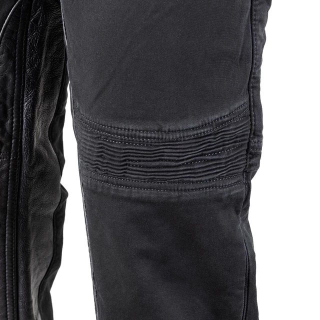 Pánské moto kalhoty W-TEC Raggan - rozbaleno - černá