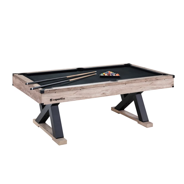 Billiards Table 3-in-1 inSPORTline Residento - Light Wood
