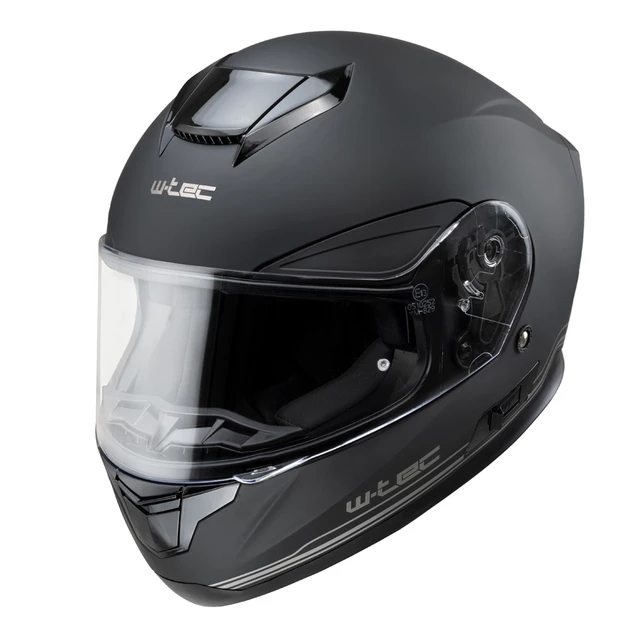 Kask motocyklowy z blendą W-TEC Yorkroad Stealth - Czarny Stealth Matt