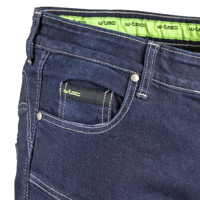 Pánske moto jeansy W-TEC Alfred CE - šedá