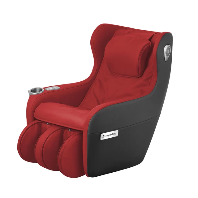 Massagesessel inSPORTline Scaleta II - braun-beige - rot-schwarz