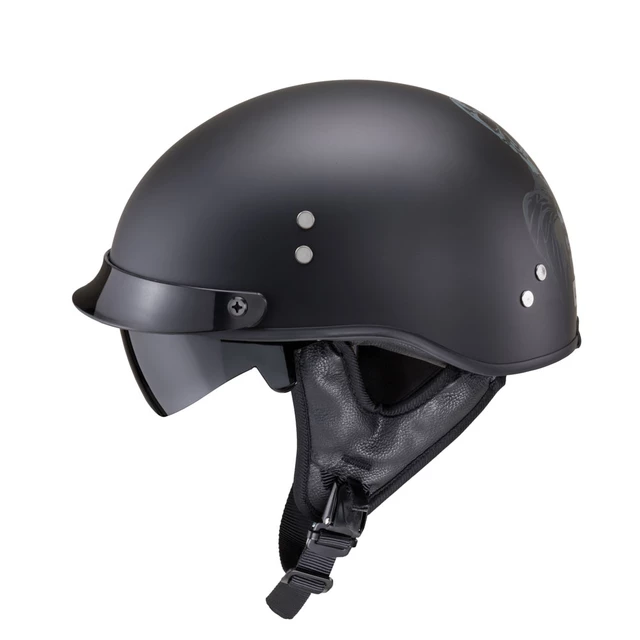 Motorcycle Helmet W-TEC Black Heart Rednut - Gun Blazin/Matt Black