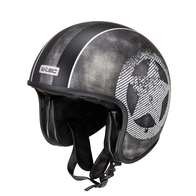Motorcycle Helmet W-TEC Angeric Grey Star - Grey Star - Grey Star