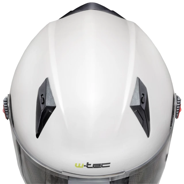 Kask zamknięty W-TEC NK-863 z zamienną szybką - Biały