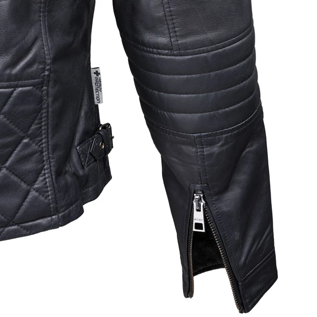 Women’s Leather Jacket W-TEC Strass