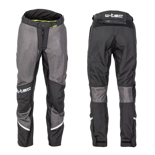 Men’s Summer Motorcycle Pants W-TEC Alquizar - Black Grey - Black Grey