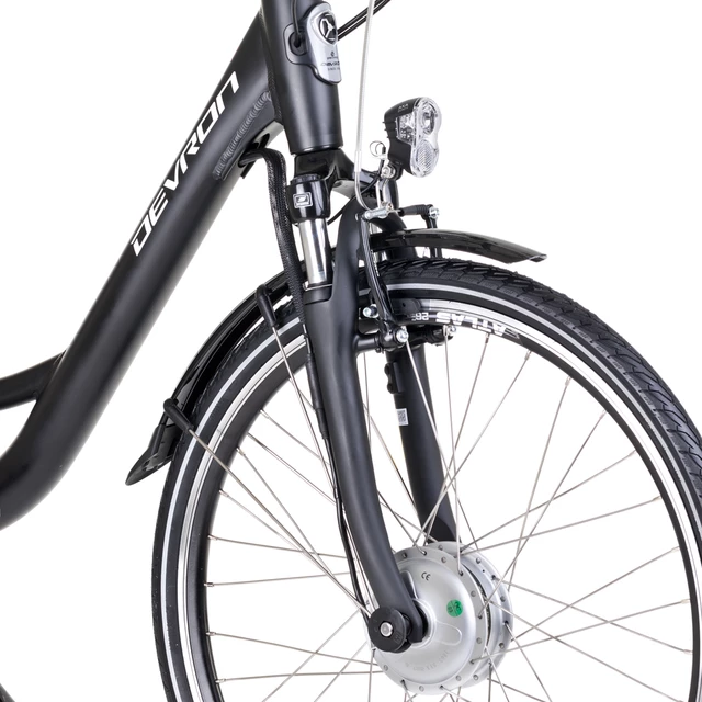 Városi elektromos kerékpár 26120 26" - modell 2018 - Fekete Matt