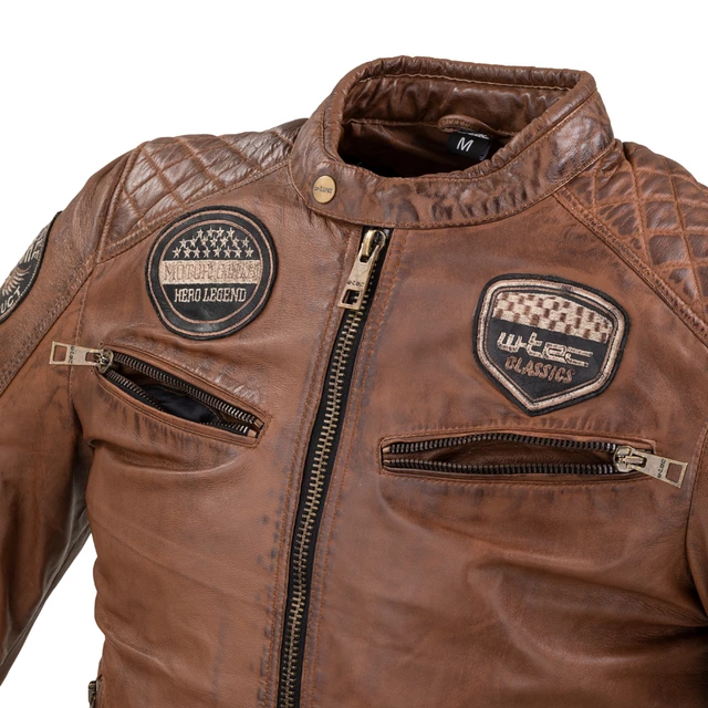 Men’s Leather Jacket W-TEC Milano