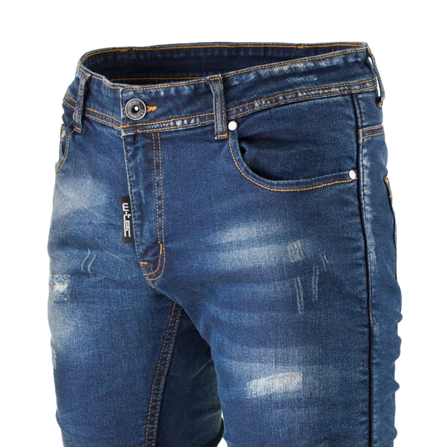 Pánske moto jeansy W-TEC Feeldy - modrá