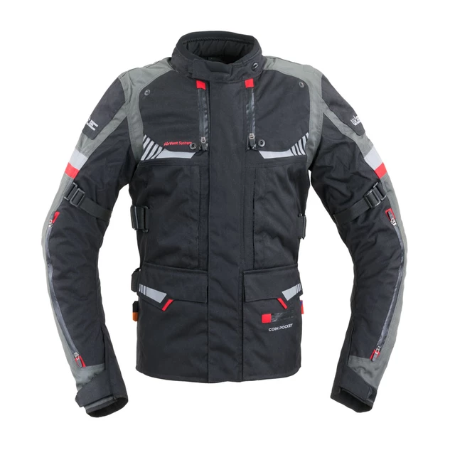 Moto jakna W-TEC Excellenta Evo - Thunderstorm Gray - Thunderstorm Gray