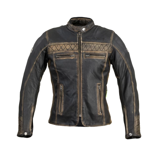 Női motoros kabát W-TEC Kusniqua - vintage barna - vintage barna
