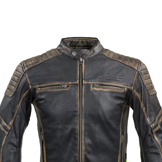 W-TEC Mungelli Leder Motorradjacke