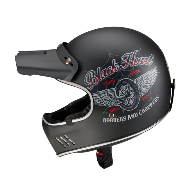Motorcycle Helmet W-TEC Black Heart Retron