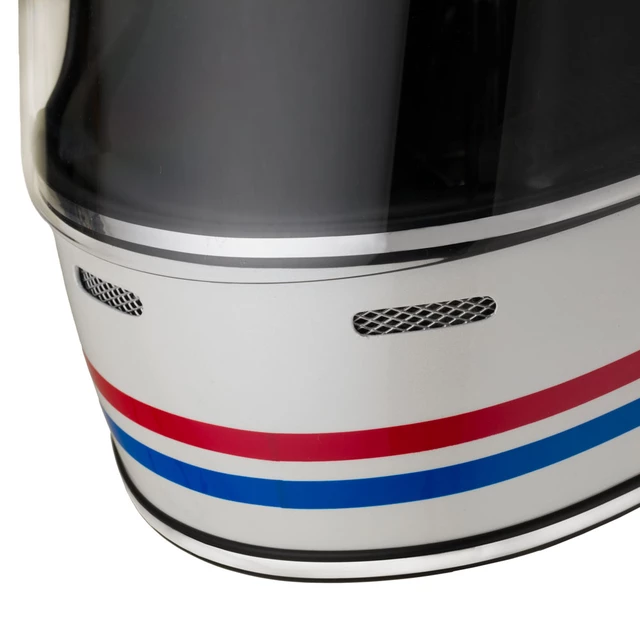 Motorcycle Helmet W-TEC Cruder Delacro - Blue-White-Red