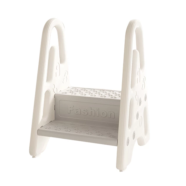 Detská stolička so schodíkom inSPORTline Goralcino - biela - biela