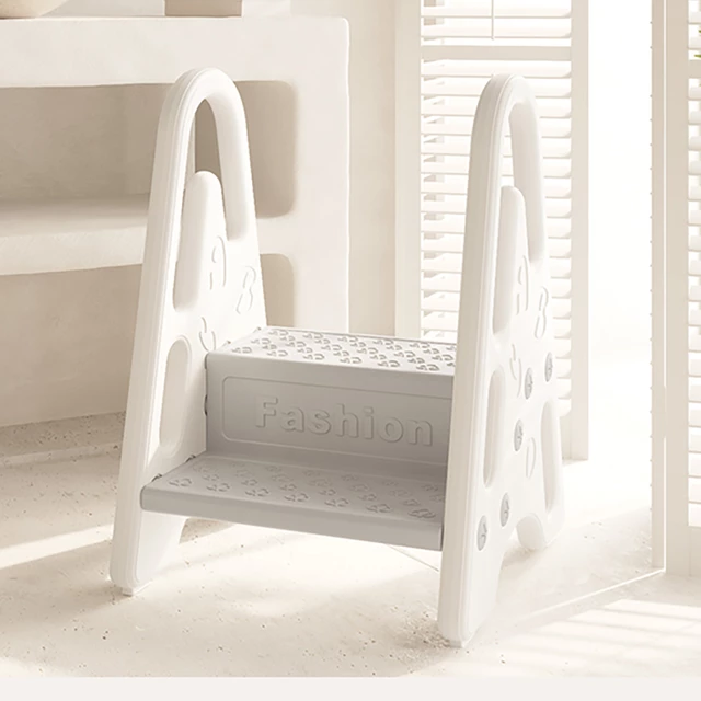 Detská stolička so schodíkom inSPORTline Goralcino - biela