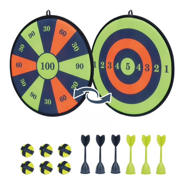 Double-Sided Target w/ Darts & Balls inSPORTline DSTS140