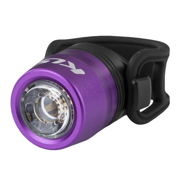 Predné svetlo na bicykel Kellys IO USB Front - Black - Purple