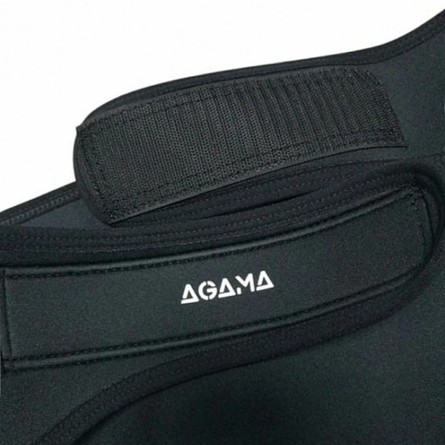 Ledvinový pás Agama Nylon X4 4mm - černá