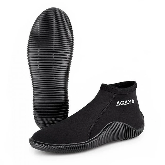 Neoprén cipő Agama Rock 3,5 mm - fekete - fekete