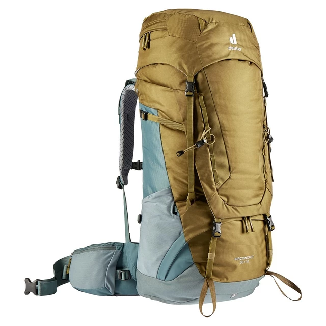 Deuter Aircontact 55 + 10 Expeditionsrucksack - lehmblau