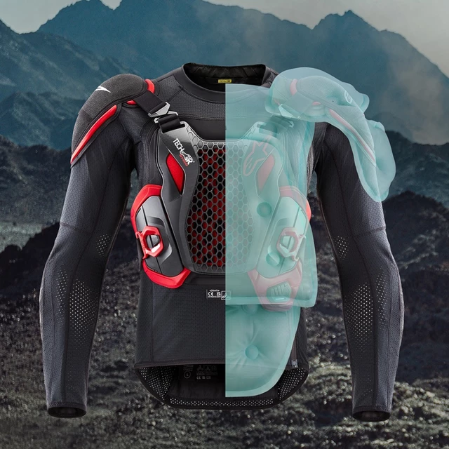 Airbagová vesta Alpinestars Tech-Air® Off-Road System čierna/červená