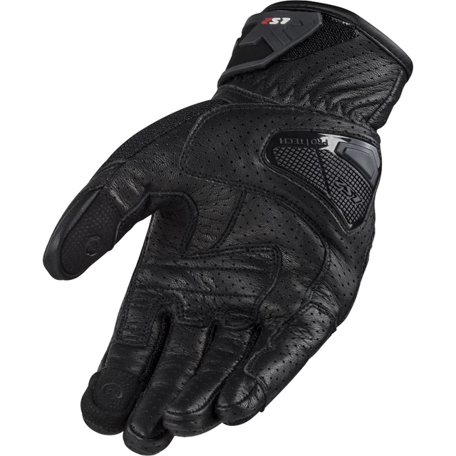 Men’s Motorcycle Gloves LS2 Air Raptor Black - Black