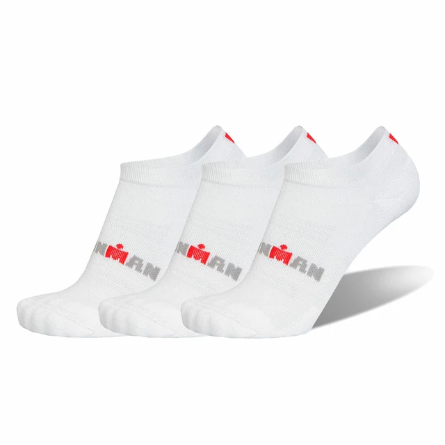 Sportsocken IRONMAN Basic Low Socks - 3er-Pack - weiß - weiß