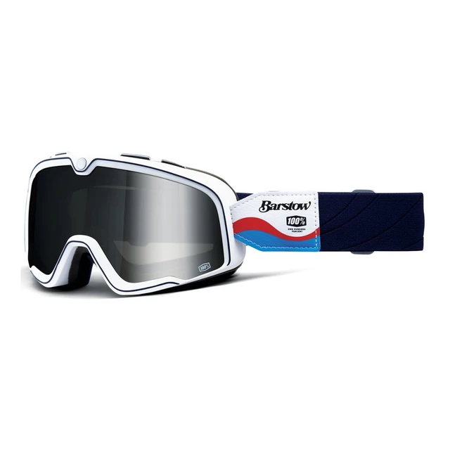 Motocross Goggles 100% Barstow Lucien – Silver Lens