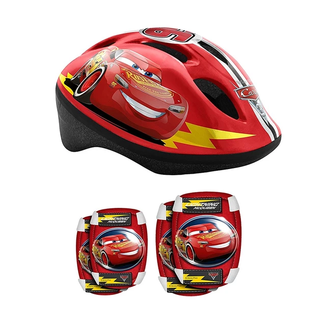 Disney Cars Set Helmet + Children's Protectors - inSPORTline