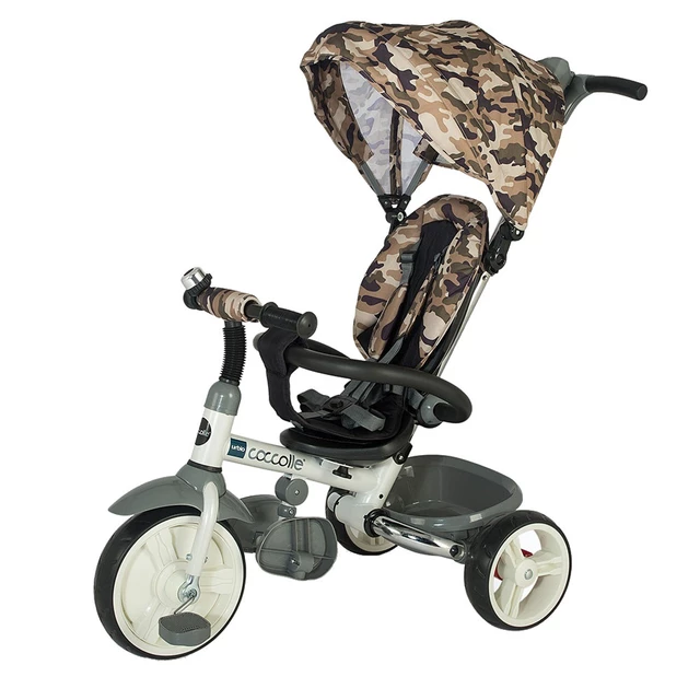 Three-Wheel Stroller/Tricycle with Tow Bar Coccolle Urbio Army - Olive