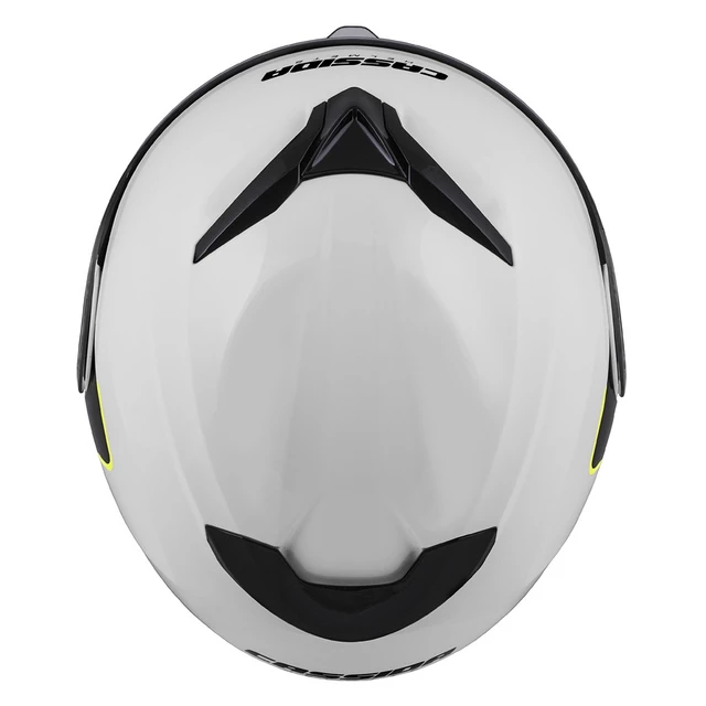 Motorcycle Helmet Cassida Compress 2.0 Refraction White/Black/Fluo Yellow P/J