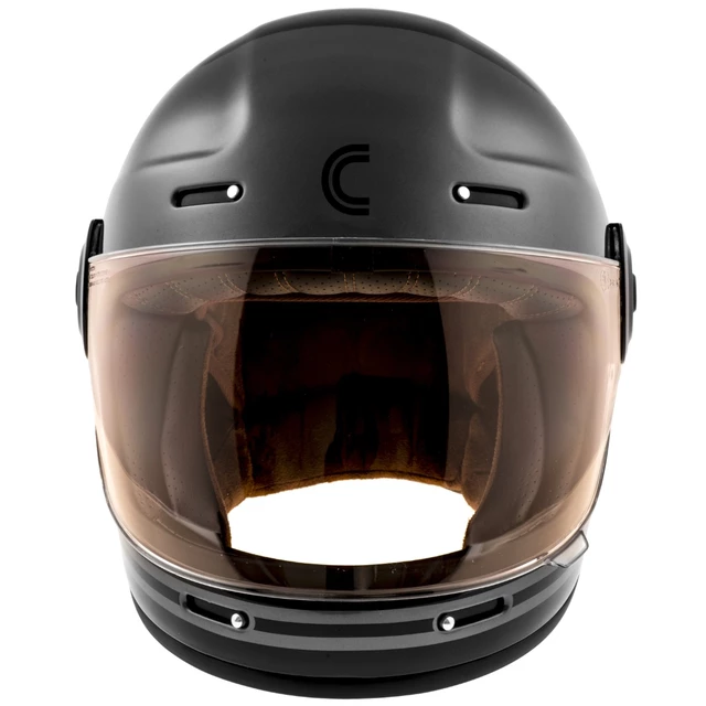 Motorcycle Helmet Cassida Fibre Super Hooligan Black/Metallic Gray