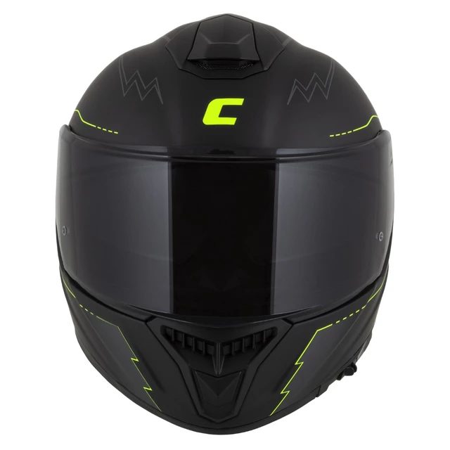 Motorcycle Helmet Cassida Integral GT 2.1 Flash Matte Black/Fluo Yellow/Dark Gray