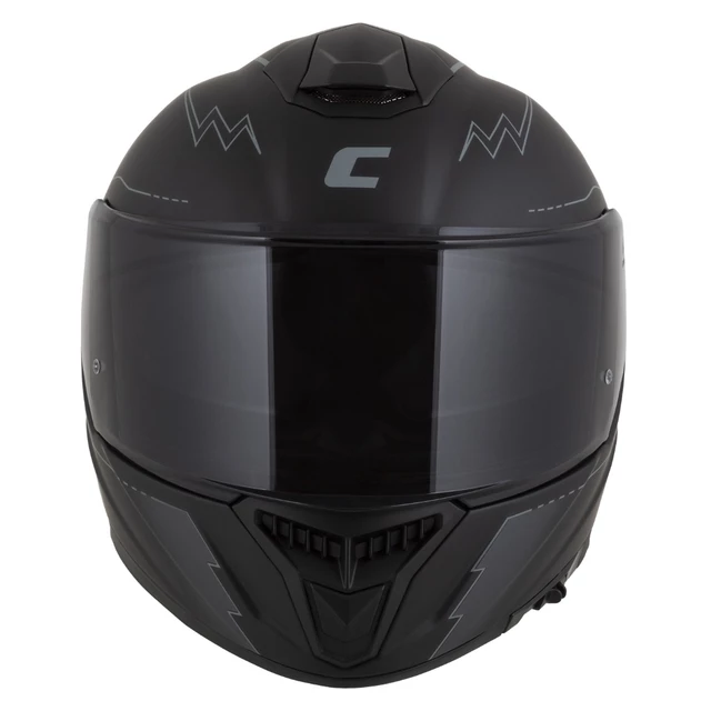 Motorradhelm Cassida Integral GT 2.1 Flash schwarz matt/dunkelgrau
