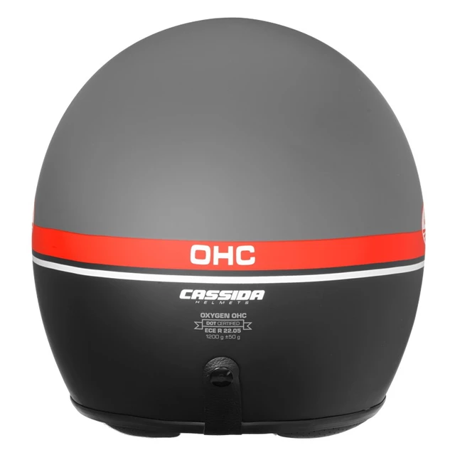 Motoros bukósisak Cassida Oxygen Jawa OHC 2023 matt szürke/piros/fekete/fehér