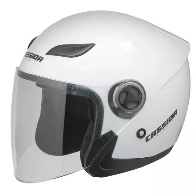 Moto prilba Cassida Reflex Solid - biela